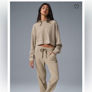 Alo muse sweatshirt - gravel heather - small - excellent condition